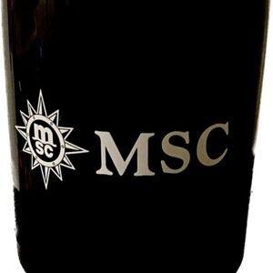 MSC Navy and White Coffee Mug